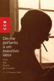 Dei-me portanto a um exaustivo labor - Centro Cultural de Belém