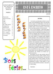 3.º período 2010 - Agrupamento de Escolas António Sérgio