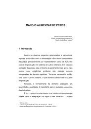 MANEJO ALIMENTAR DE PEIXES - Ufla