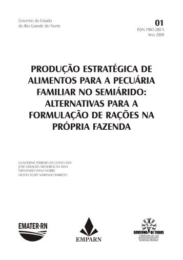 produção estratégica de alimentos para a pecuária familiar