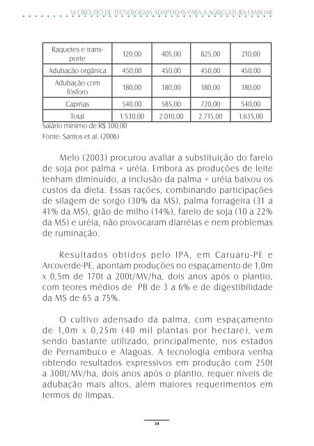 produção estratégica de alimentos para a pecuária familiar