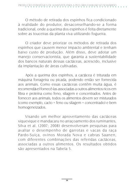 produção estratégica de alimentos para a pecuária familiar