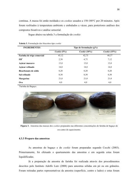 utilização de farinha extraída de resíduos de uva na ... - UTFPR