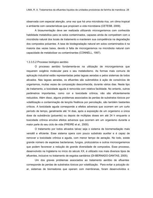 tratamentos de efluentes líquidos de unidades produtoras ... - Unicap