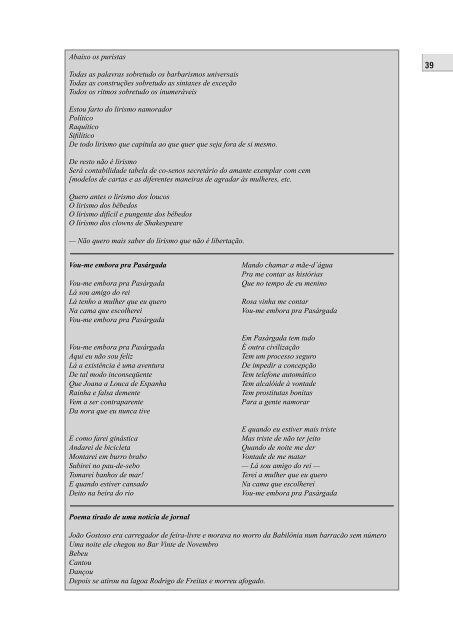 LITERATURA BRASILEIRA II - Universidade Castelo Branco