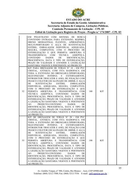 ESTADO DO ACRE Secretaria de Estado da Gestão Administrativa ...