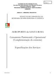 AEROPORTO de SANTA ROSA Cercamento Patrimonial e ...