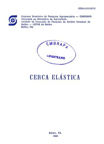 CERCA ELASTICA - Ainfo - Embrapa