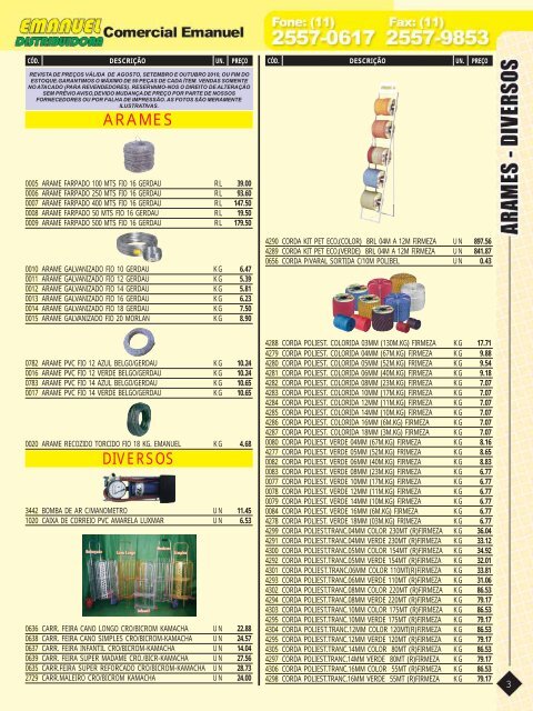 Conheça todos os nossos produtos clicando aqui. - Comercial ...