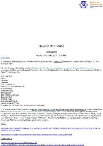 30 - Universidad Camilo José Cela