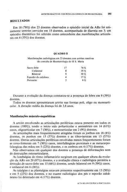 1990 Volume XV, 4, 4º Trimestre - Acta Reumatológica Portuguesa ...