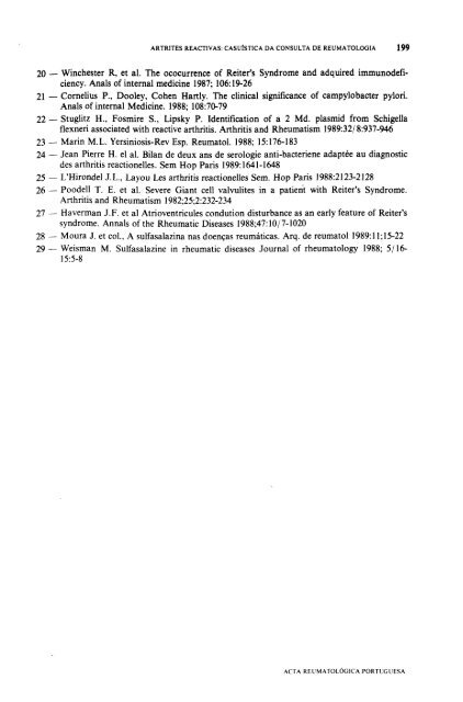 1990 Volume XV, 4, 4º Trimestre - Acta Reumatológica Portuguesa ...