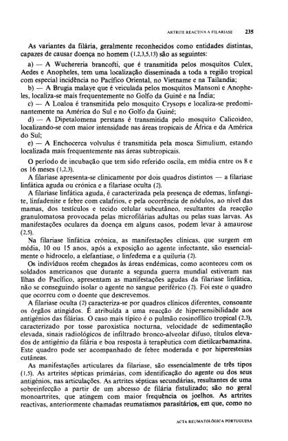 1990 Volume XV, 4, 4º Trimestre - Acta Reumatológica Portuguesa ...