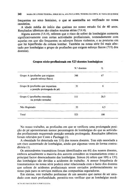 1990 Volume XV, 4, 4º Trimestre - Acta Reumatológica Portuguesa ...