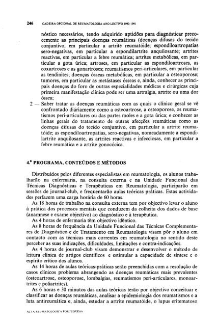 1990 Volume XV, 4, 4º Trimestre - Acta Reumatológica Portuguesa ...