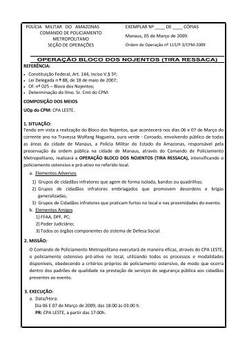 polícia militar do amazonas comando de policiamento metropolitano ...