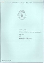 Carta do Presidente da C.M.Nisa ao Primeiro - Câmara Municipal ...