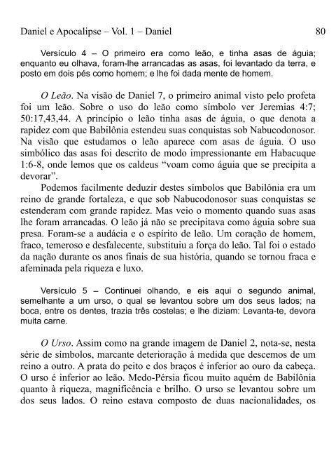 Daniel e Apocalipse - Vol. 1 - Daniel.pages - Mensagens dos 3 anjos