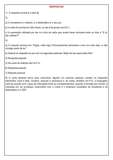 Redação – Profª. Lidiane Paizante - Exercícios – Recuperação/3º ...