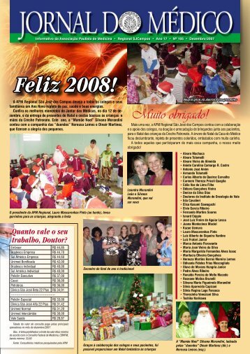 Feliz 2008! - Associacao Paulista de Medicina Sao Jose dos Campos