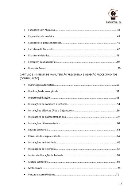 MANUAL DE GARANTIAS NBR 5674:99 - Sinduscon-PA