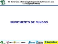 Oficina 55 - Suprimento de Fundos - Esaf - Ministério da Fazenda