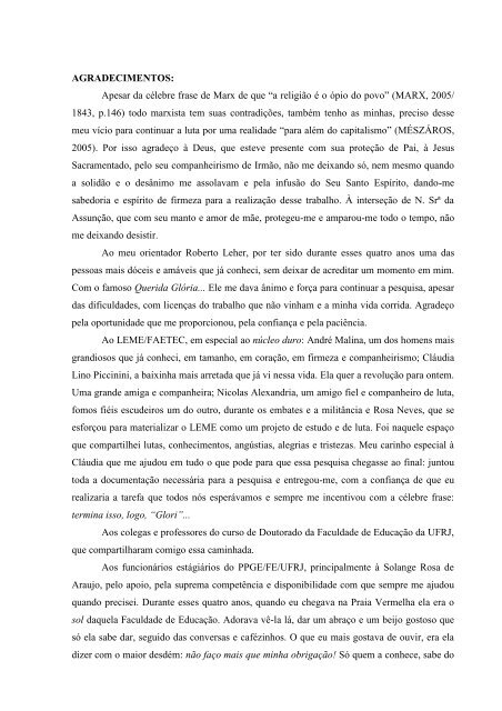 O processo de criação do Curso Normal no Instituto - Faculdade de ...