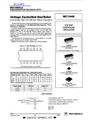 Voltage Controlled Oscillator MC1648