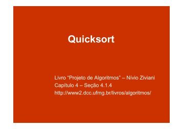 Quicksort - UFMG