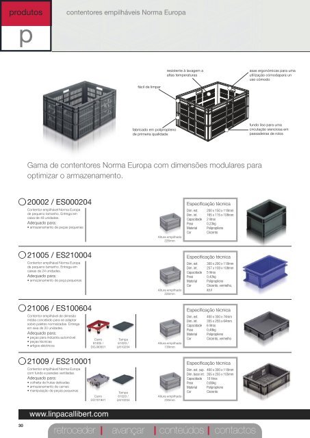 Catálogo Produtos Linpac Allibert - Logismarket