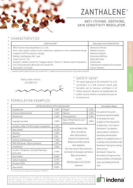 Ginkgo biloba Dimeric Flavonoids Phytosome - Indena