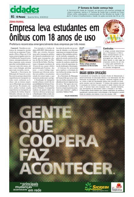 Impasse entre consórcios emperra o Samu Oeste - O Paraná