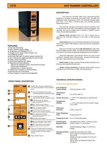 TC75 HOT RUNNER CONTROLLER - RELKO