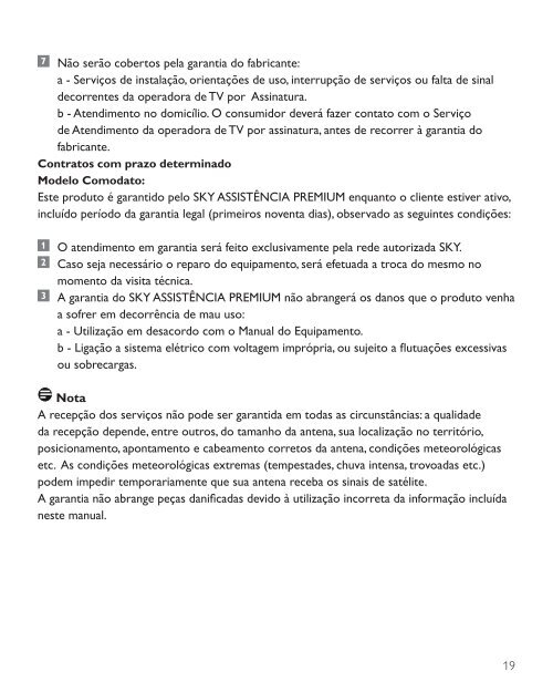 manual do equipamento sky digital s14