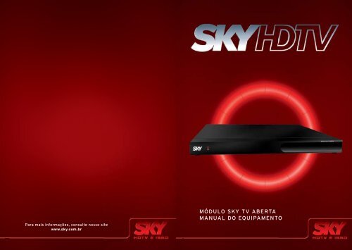 módulo sky tv aberta manual do equipamento - Sky Nordeste