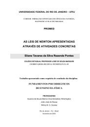 As Leis de Newton Apresentadas Através de Atividades - Centro de ...