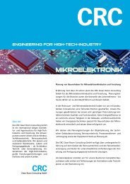 CRC Mikroelektronik - CRC Clean Room Consulting GmbH