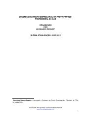 Questões Práticas de Direito Empresarial - Leonardo Pessoa