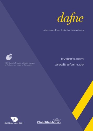 Broschüre DAFNE - Creditreform
