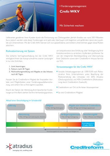 Produktblatt Crefo WKV - Creditreform