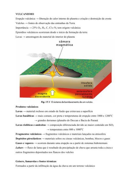 O que hotsell é vulcanismo