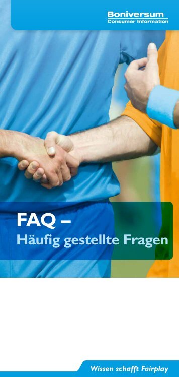 10. Häufig gestellte Fragen an die Creditreform Boniversum GmbH