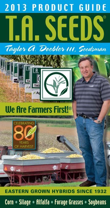 Download our 2013 Product Guide - TA Seeds