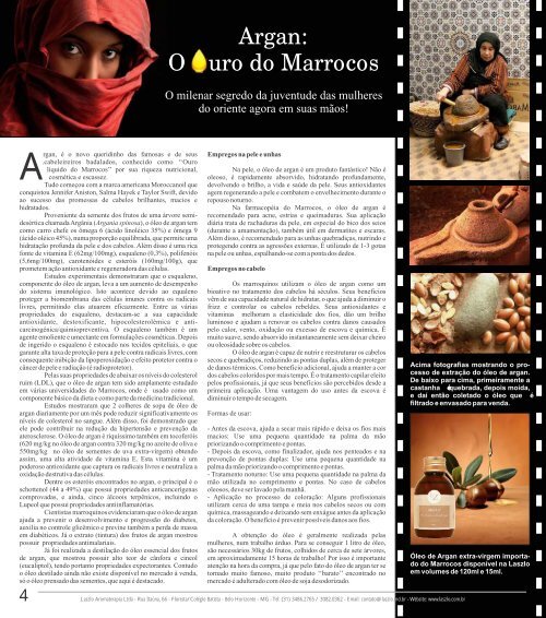 Jornal Informativo de Aromatologia - Laszlo Aromaterapia ...