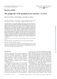 Review article The pelagic life of the pectinid Pecten maximus—a ...