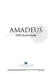 Amadeus DVD Quickguide - July 2004 - Creditreform