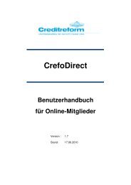 CrefoDirect Dokumentation - Creditreform