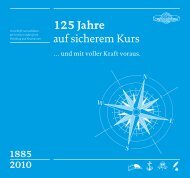 125 Jahre auf sicherem Kurs - Creditreform Flensburg