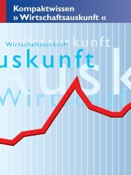 Kompaktwissen Wirtschaftsauskunft - Creditreform