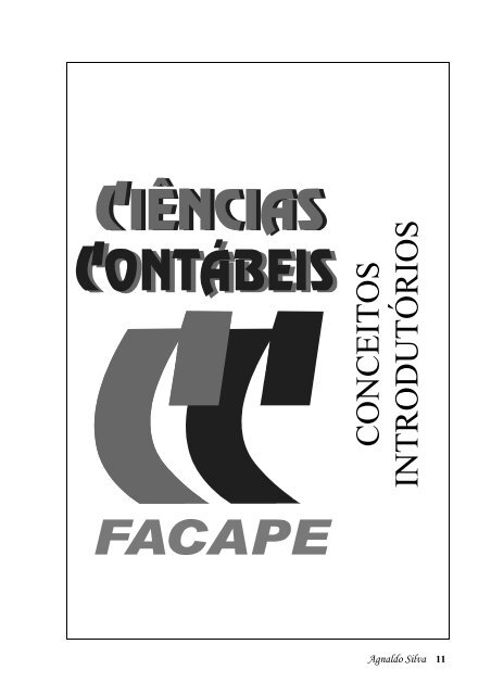 Conceitos Introdutórios de Contabilidade - Facape